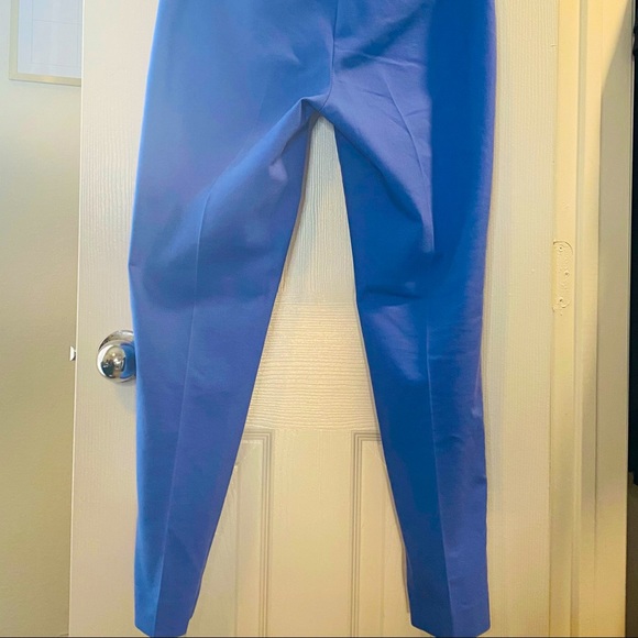 Blue slacks who are hip hugging. Only used twice. - Picture 3 of 4